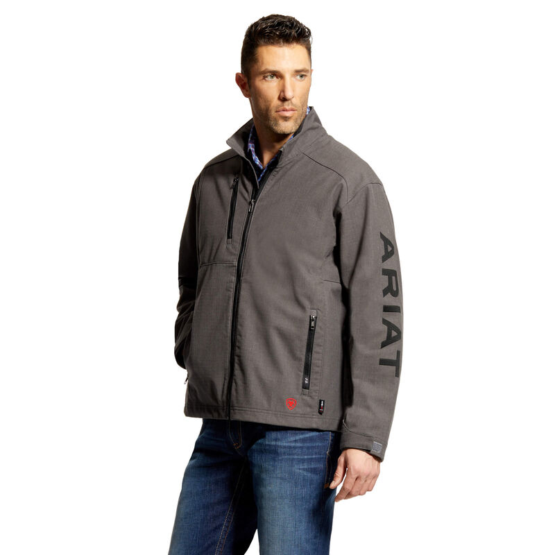 Chaqueta Ariat Fr Team Logo Gris Hombre - Chile 349-NIAKCE